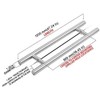 HONGYUN 48" Pull Door Handles Brushed Nickel,1200mm Solid 304 Stainless