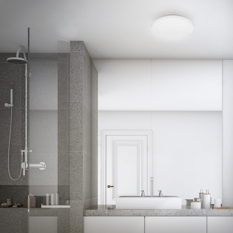 BRILONER - LED Ceiling Light with Star Decoration, LED Ceiling