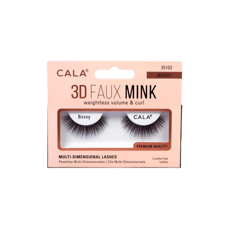 3D FAUX MINK LASHES: BOSSY