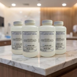 Solución de agua salina estéril normal (4 x 16.9 fl oz/botella = 67.6 fl oz) fabricada en EE. UU. | OTC