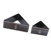 2PCS Triangle Leather Cutter Alloy Steel Hollow Punch Cutter Set