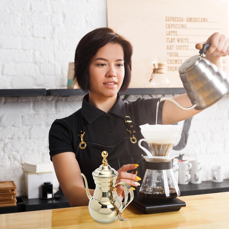 Zerodeko Arabic Coffee Pot Sauce Stainless Steel