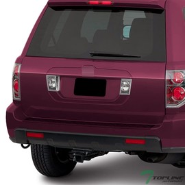 TLAPS 7422445822895 Compatible with 2003-2008 Honda Pilot / 2001-2006 Acura MDX Class 3 III Black 2" Receiver Trailer Hitch