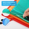 A4 Plastic Zip Folders Double Waterproof Zip Lock Document Wallet