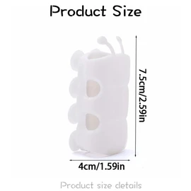 Universal Silicone Shower Head Holder, Upgrade 2025 Suction Cup Holder Hand Held Shower Head Holder, Adhesive Wall Mount Relocatable Silicone Non Drilling Shower for Bathroom Non Drilling