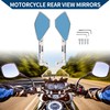 Hihaha Motorcycle Rear View Mirrors Bar End Side Mirrors Mount
