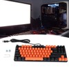 Mechanical Keyboard Blue Switch TwoTone Keycap Sweat Proof Portable 87