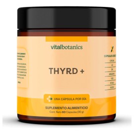 THYRD con Magnesio Potasio Selenio Yodo Zinc Ajo y Crcuma 60 capsulas de 500mg 2 meses VitalBotanics Suplemento Multivitamnico para Hombre y Mujer... 