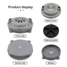 SuperDi Pipeless Magnetic Jet Head Motor for Pedicure spa Chair Part Magnetic Head (4 pin) BF-004 Pedicure spa Tubs Includes Propeller and Cap