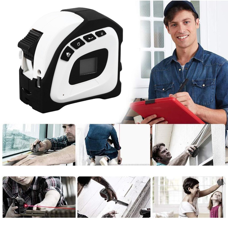 3 in 1 Digital Laser Tape Measure Precise Infrared Laser