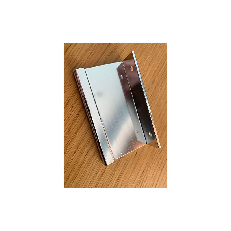 Häfele Furniture Handles Polished Chrome Aluminum 124.02 - A =2.7"