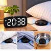 Vibrating Alarm Clock for Heavy Sleepers – Large LED Display