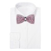 Oliver George Rhinestone Bow Ties for Men -Pre Tied Sequin