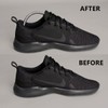 10 Pairs Plastic Shoe Trees for Men (Black)