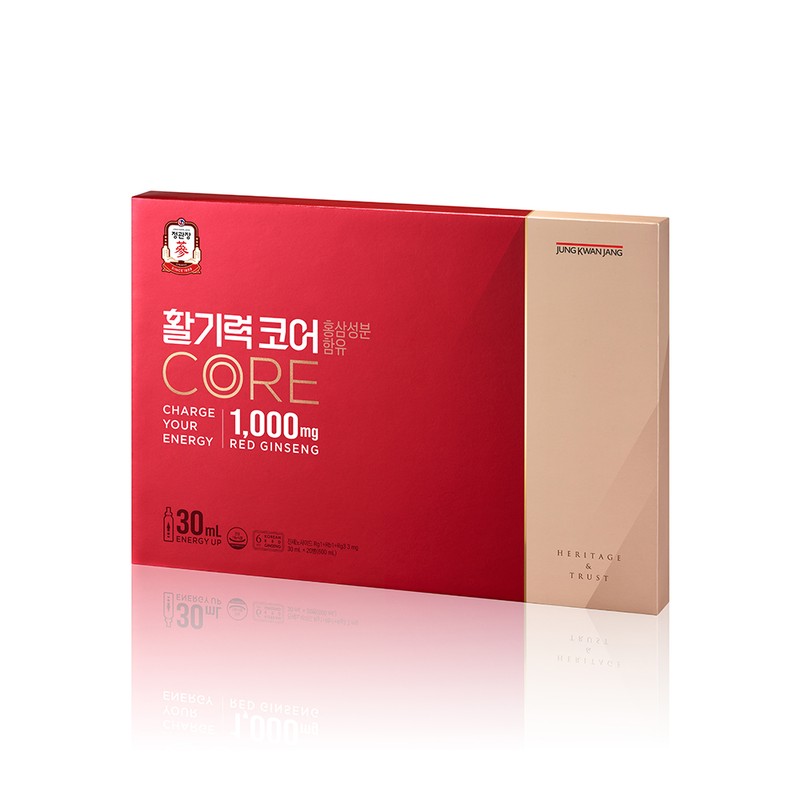 Jeonggwanjang 정관장 활기력 코어 30ml 20병 Korean Red Ginseng Vitality