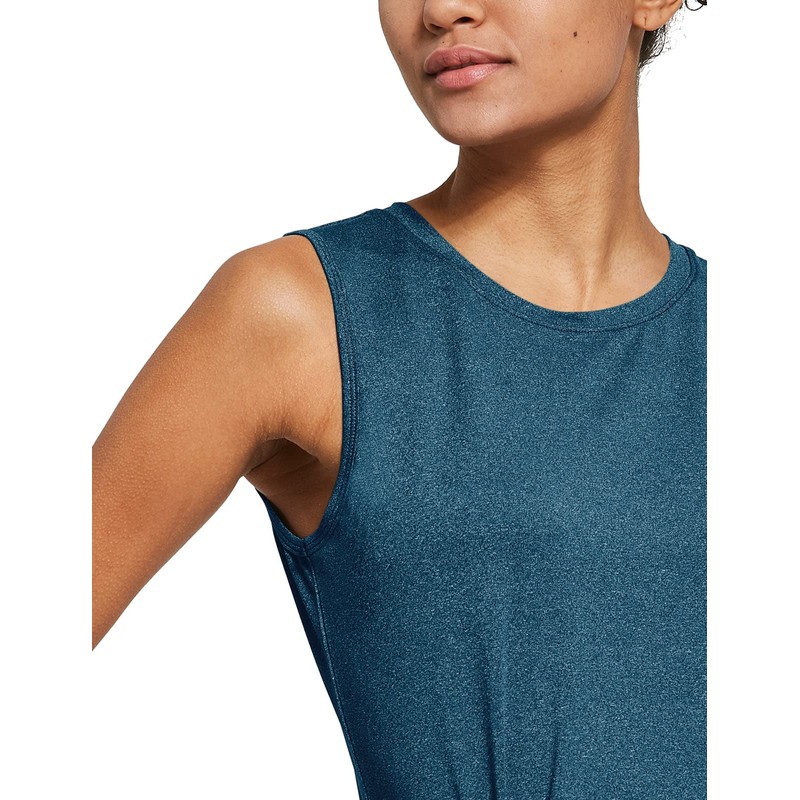 BALEAF Camisetas de entrenamiento sin mangas para mujer, camisetas de