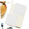CAXUSD 400pcs Office Memo Pad Non-Sticky Blank Memo Cube Refill