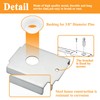 Alsoyixia 6Pcs N7192 Bi-fold Door Repair Bracket, Top or Bottom