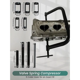 Valve Spring Compressor 10pcs Valve Spring Removal Tool for Motorcycle, ATV, Car, Small Engine Vehicle Equipment