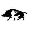 AMA SHOP Pre-set Sticker Boar with Hunter | Sticker for