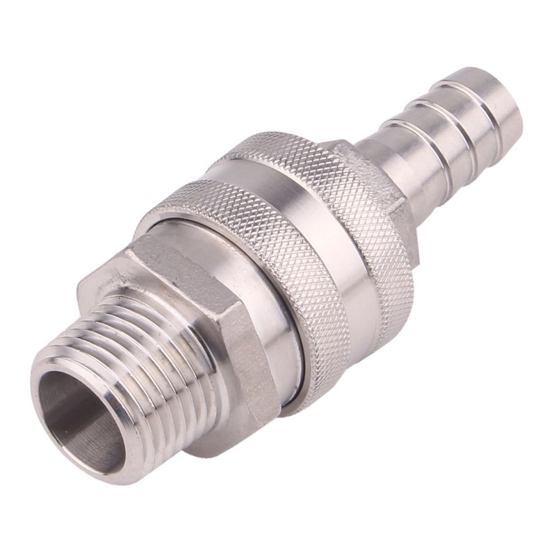 DERNORD 1/2 Inch Stainless Steel Quick Disconnect Set - Beer