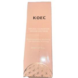 KOEC Natural Foundation Medium Spectrum Moisturizing & Even Skin Toning Color(X)