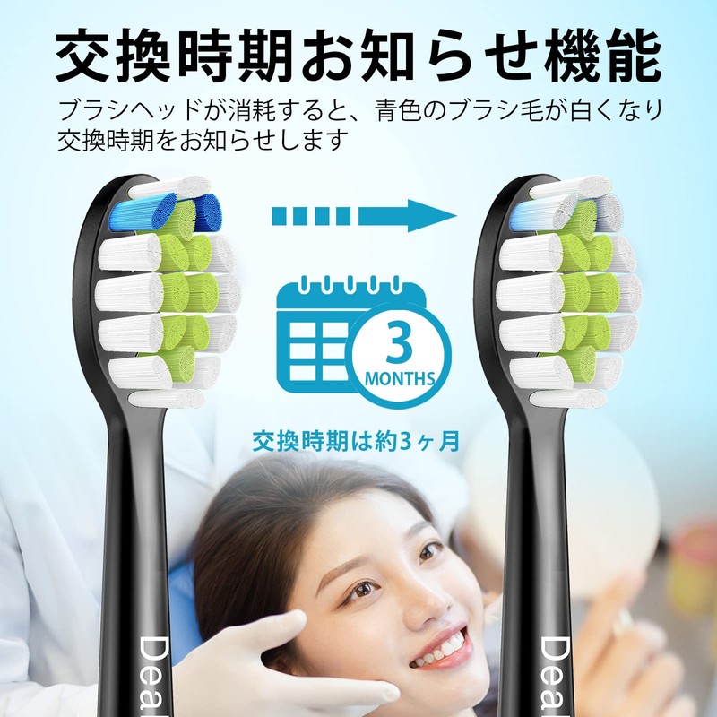 Dealswin Compatible Replacement Brushes for Phillips Sonicare Replacement Brush, Regular