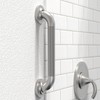 Grab Bar with Knurled Anti-Skid Grip, ADA Compliant 500lbs Supporting,