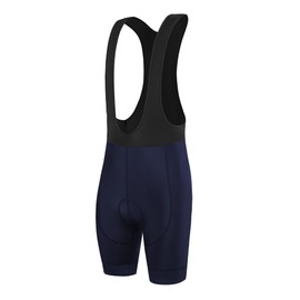 Coconut Ropamo Babero Corto de Ciclismo para Hombre, con Relleno 4D MITI Antideslizante, Azul/Patchwork, Large