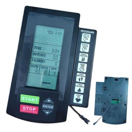 Exercise Bike Computer Indoor Monitor, LCD Monitor Speedometer, Wind Resistance Exercise Bike Counter Display Replacement