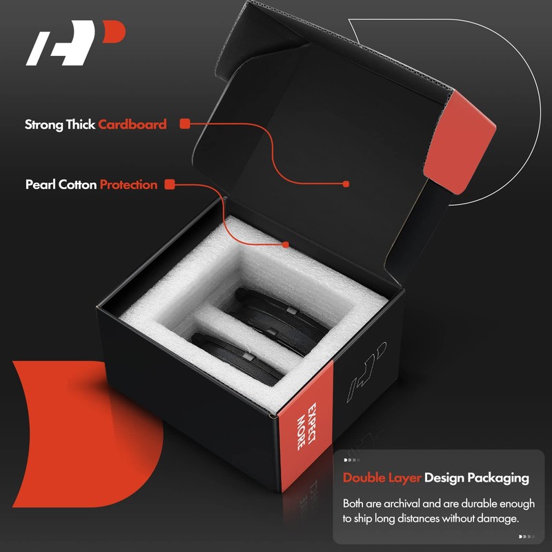 A-Premium Front Ceramic Disc Brake Pads Set Compatible with Select