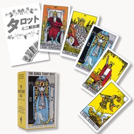 Rider Weight Tarot Mini Miniature Rider-Waite Tarot Divination with Japanese Manual (English Language Not Guaranteed)