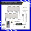 Dyna-Living LED Storefront Lights 80FT Commercial RGB Window Lights for