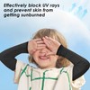 ZBHDEYG 3 Pairs Sun Protection Arm Warmers, Kids Sleeves, UV