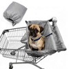 Wibeelee Portable Dogs Shopping Cart Cover Quilting Grocery Cart Cover