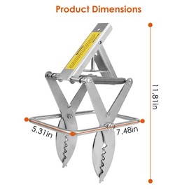 2PCS Mole Traps,Outdoor Reusable Scissor Mole Gopher Rodent Control Trap Solid Metal Material for Lawn,Garden,Yard