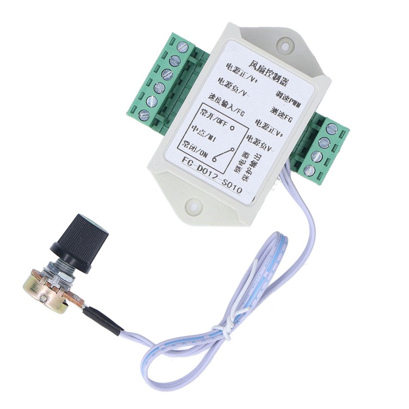 12V 4 Wire PWM Fan Controller Motor Stall Protection Detection