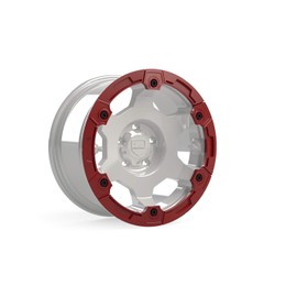 TeraFlex Nomad Split Rash Rings Red with Hardware