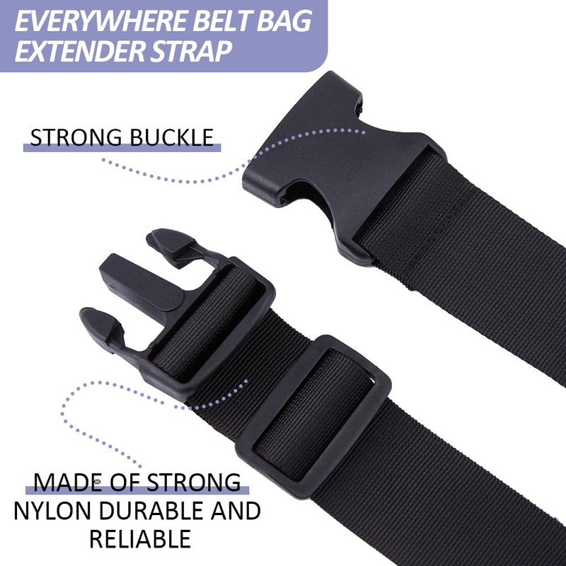 SUPERFINDINGS 2Pcs Waist Bag Belt Extender Adjustable Belts Bag Strap