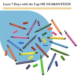 The Pencil Grip Magic Tri Stix, Non-Toxic and Washable Markers For Kids, 12 Assorted Markers, TPG-395