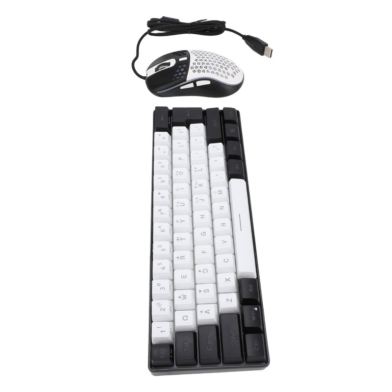61 Key RGB Illuminated Keyboard with Mouse Multi Color LED