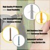BESTYCHAO 210pcs Self Drilling Drywall Anchors, 7 Sizes Plastic Hollow