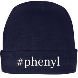 Shirt Me Up #Phenyl - A Nice Hashtag Beanie Cap, Navy, OSFA