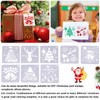 Christmas Stencils, Pack of 9 Plastic Christmas Stencils, Stencil Stencils,