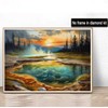 Diamond Art Painting Yellowstone National Park Landscape Kit for Adults