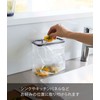 Yamazaki 8183 Film Hook, Plastic Bag Holder, Black, Main Unit: