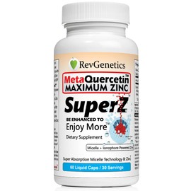 REVGENETICS MetaQuercetin SuperZ: Micelle + Ionophore Powered Zinc™