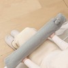 Large mouth, easy charging, long insulating water bag cover set, 2L hot water pack, portable insulating compress pack Gray 2 liters