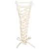 BENECREAT 47.5 cm Wedding Dress Zip Replacement, Beige Bows, Adjustable
