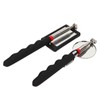 2Pcs Telescoping Inspection Mirror Set LED Lighted Flexible Retractable Pickup
